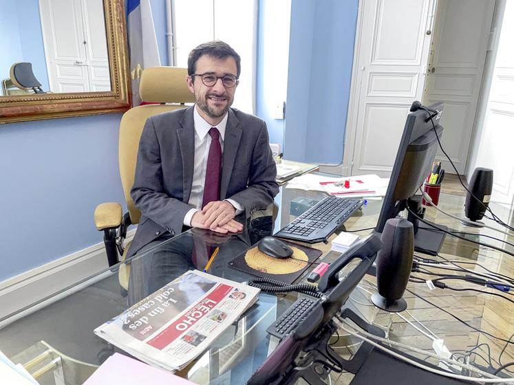 Le 11 mars, à Dreux. Christophe Heriard est le nouveau sous-préfet de l'arrondissement de Dreux.