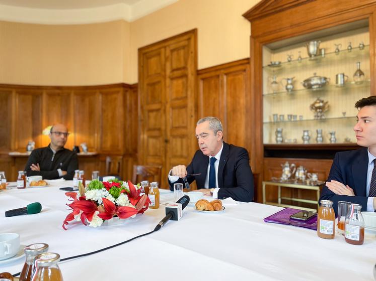 Vendredi 15 mars, à Chartres. Le préfet, Hervé Jonathan, a décliné sa feuille de route.