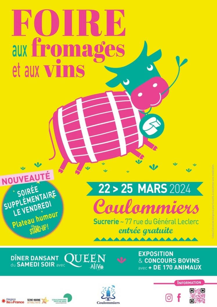 La Foire de Coulommiers a lieu du 22 au 25 mars.