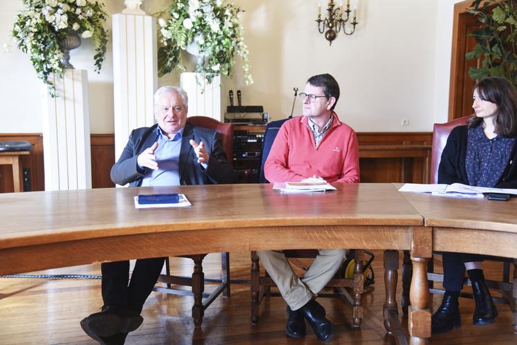 Vendredi 22 mars, à Chartres. Le vice-président en charge de l'eau à Chartres métropole, Alain Bellamy, a présenté le dispositif de PSE proposé aux agriculteurs du territoire sur ses aires d'alimentation de captage.