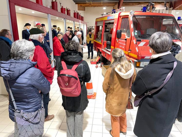 Jeudi 28 mars, à Bonneval. L'assemblée générale de Gîtes de France Eure-et-Loir a été précédée par une visite de l'Arsenal des sapeurs-pompiers euréliens.