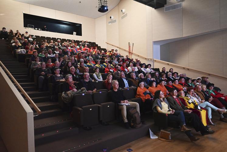 Une salle du Carroir bien remplie pour applaudir les producteurs de Loir-et-Cher.  