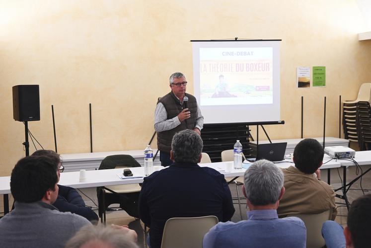 Jeudi 11 avril, à Saint-Bohaire. Lors de son assemblée générale, le Syndicat des irrigants a organisé un ciné-débat.