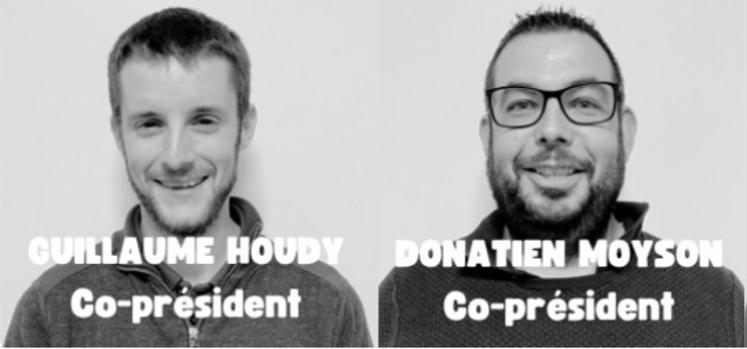 Guillaume Houdy et Donatien Moyson, nouveaux co-présidents de JA Île-de-France ouest.