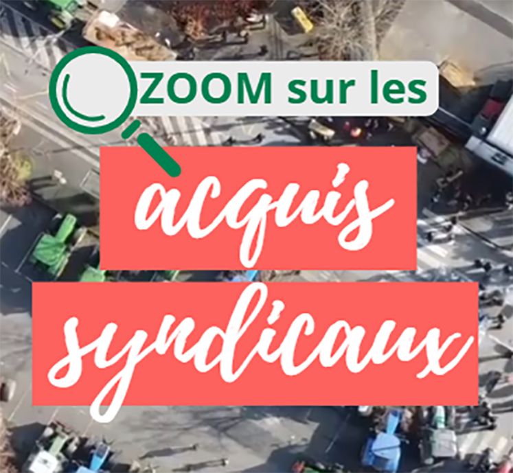Retrouvez la première vidéo de la série sur les acquis syndicaux via urlz.fr/qk1U. Et partagez !