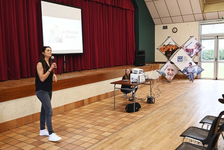 Jeudi 4 avril, à Oucques-la-Nouvelle. La MSA a organisé une conférence sur le thème Bien dans son assiette, actif au quotidien.