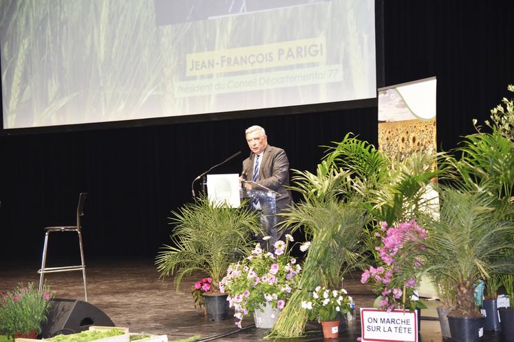 Intervention de Jean-François Parigi, président du conseil départemental de Seine-et-Marne.