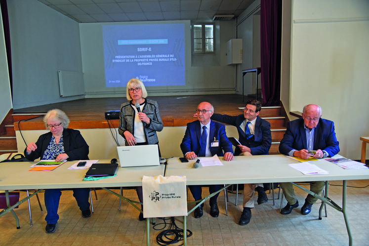 Nemours (Seine-et-Marne), vendredi 24 mai. La maire et vice-présidente de la Région, Valérie Lacroute, a accueilli les participants et longuement abordé le futur Sdrif-e.