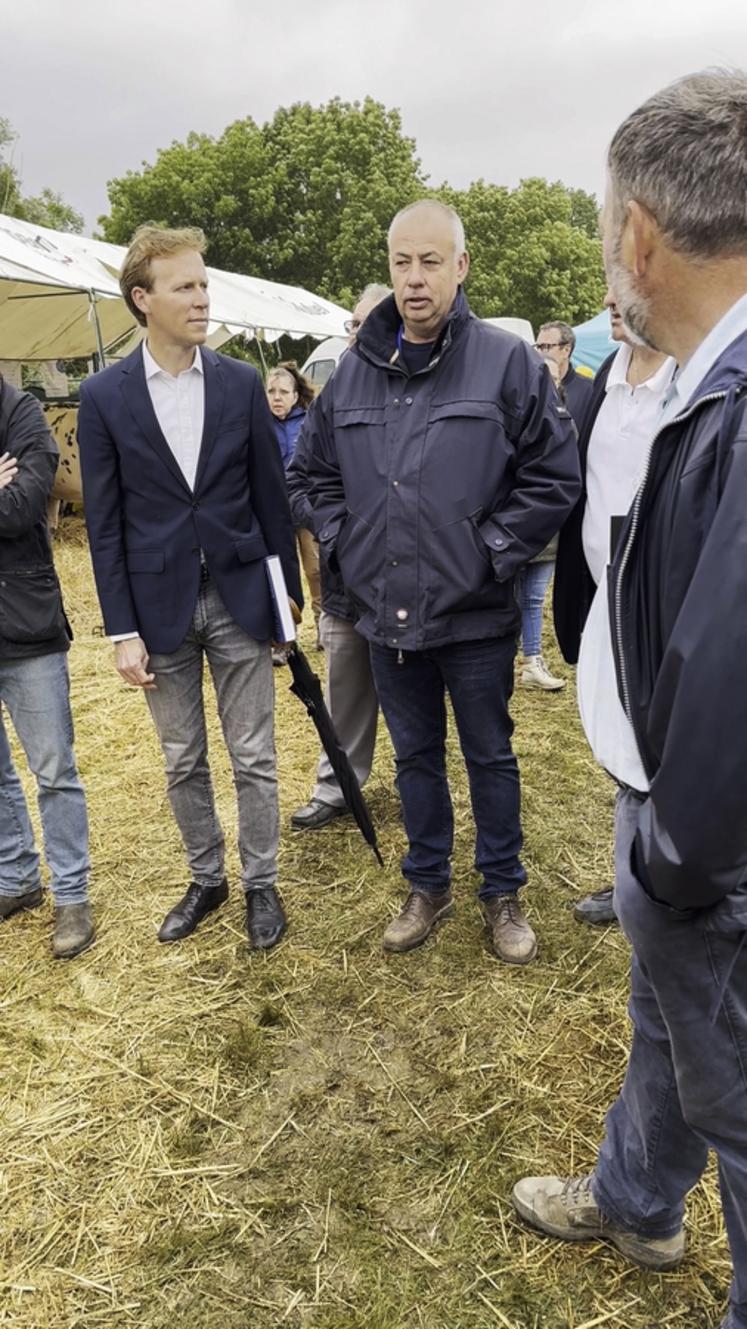 L'éleveur François Guéret a alerté les élus sur la nécessaire implication de l'État pour soutenir le renouvellement des générations.
