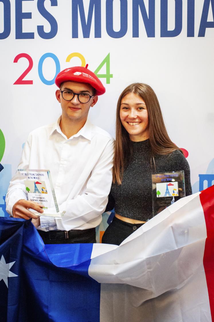 Benoît Toutain et Iris Soucaze sont respectivement premier et troisième du concours.