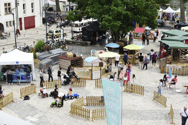 À Orléans, du vendredi 7 au dimanche 9 juin, à l'occasion des Journées nationales de l'agriculture (JNA), l'Open Agrifood a investi les bords de Loire ainsi que la place de Loire.