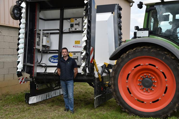 Rémi Laigneau (société Méthivier) a procédé à une démonstration de l'Ecorobotix. 