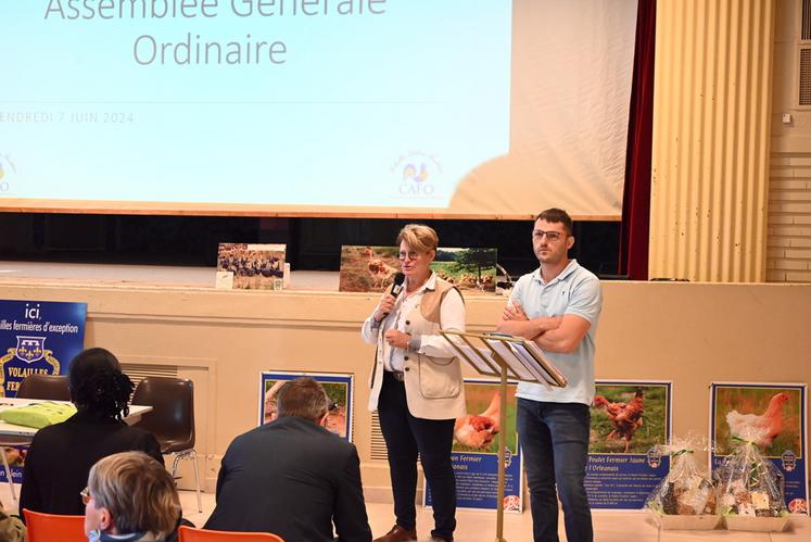 Vendredi 7 juin, à Ouzouer-le-Marché. Blandine Terrier, présidente de la Cafo depuis 2011, a présidé sa dernière assemblée générale au sein de la Coopérative des fermiers de l'Orléanais (Cafo).