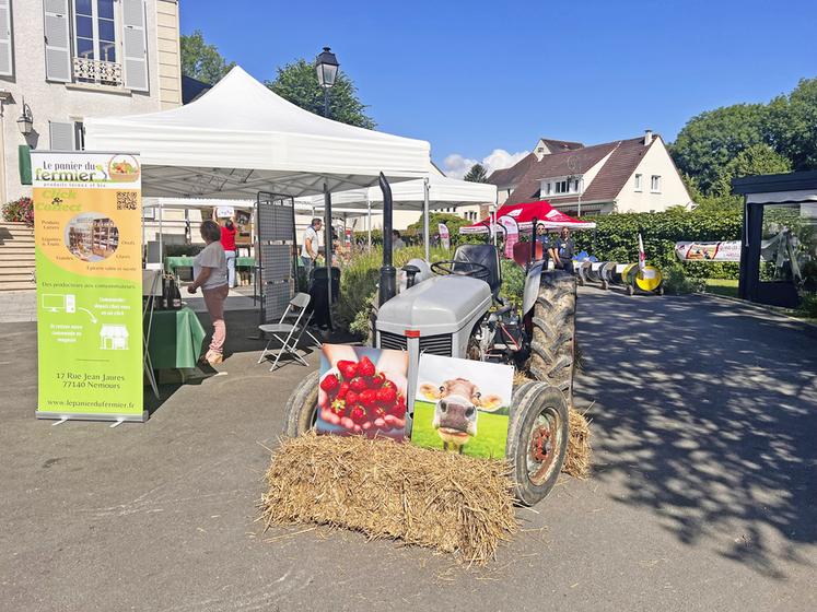 Les produits locaux étaient proposés.