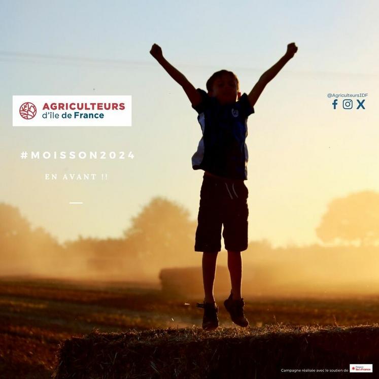L'association Agriculteurs d'Île-de-France a lancé une campagne de sensibilisation du grand public aux enjeux de la moisson.
