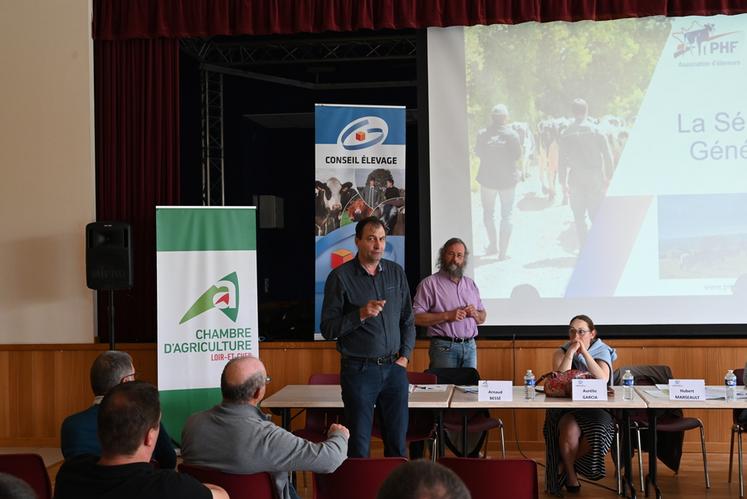 Le conseil élevage lait a organisé sa traditionnelle assemblée générale sous la présidence d'Hubert Marseault, mardi 18 juin dernier à Droué en présence d'Arnaud Bessé, président de la chambre d'Agriculture de Loir-et-Cher.