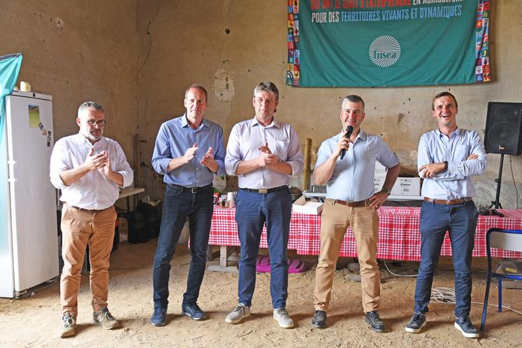 Lundi 8 juillet, à Marcilly-en-Villette. Christian Prudhomme, directeur général du Tour de France, était présent lors de la journée conviviale organisée par la FNSEA 45 et les JA 45.