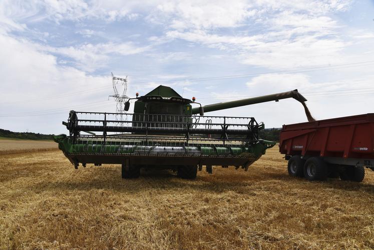 Les agriculteurs ont enfin pu commencer la moisson des blés depuis le milieu de la semaine dernière.