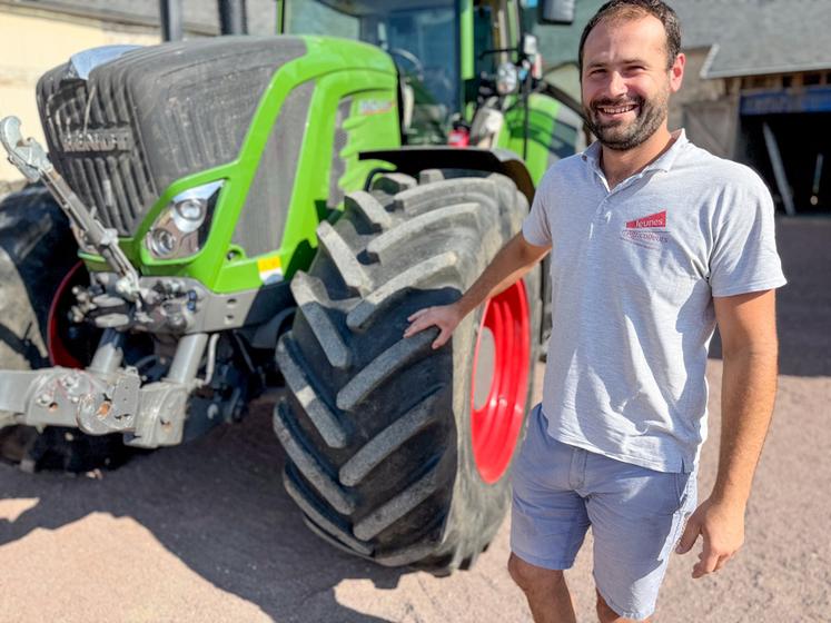 Guillaume Leroy est en charge de la préparation de la Fête de l'agriculture de Jeunes agriculteurs.