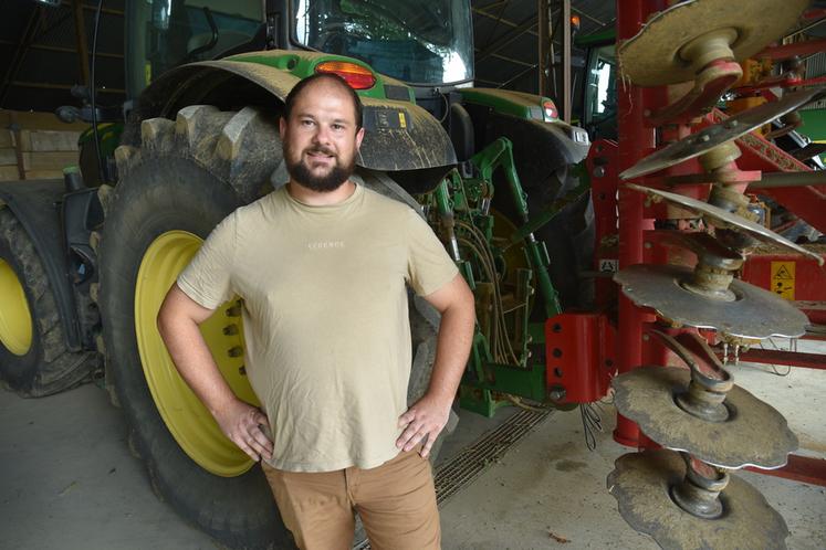 Jordan Pasdeloup, jeune agriculteur double actif installé à Chaintreaux, qui prendra le départ de la 28e édition le 20 février prochain avec un de ses copains, François Frémin, salarié agricole.