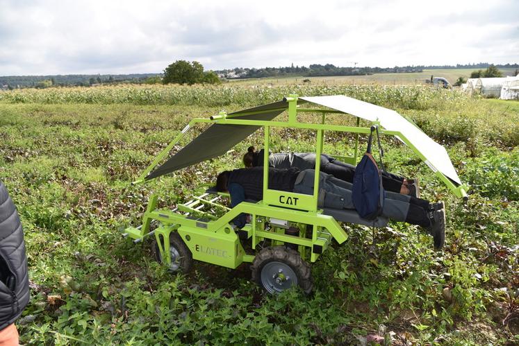 De nombreux engins présentés lors de la plateforme ont été conçus avec une approche ergonomique.