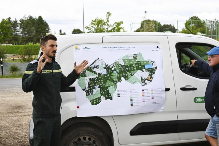 L'office national des forêts (ONF) de Loir-et-Cher a organisé deux réunions d'informations le jeudi 12 et vendredi 13 septembre pour expliquer la coupe effectuée en lisière de la forêt de Russy à Saint-Gervais-la-Forêt. 