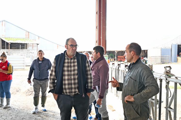 Cédric Tranquard, président de la commission faune sauvage à la FNSEA, a écouté les problématiques des agriculteurs du territoire.