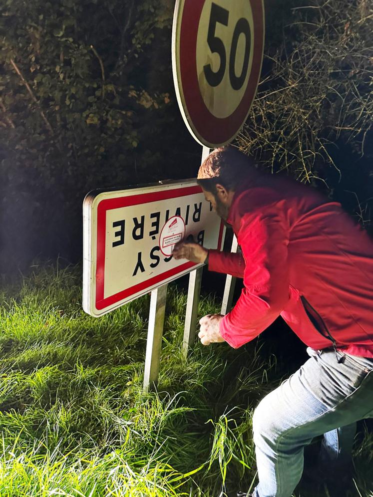 Les JA de l'Essonne ont « promené » les panneaux dans tout le département.