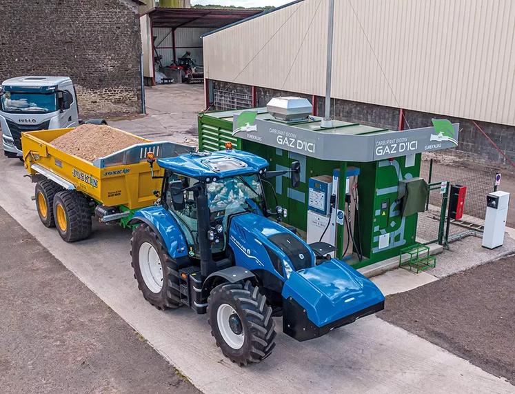 La dernière innovation de New Holland est le T7.270 Methane Power, qui roule au biométhane liquéfié. 