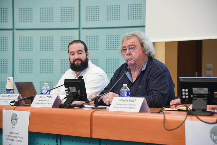 Le 15 octobre, à Chartres. Le président de la section des bailleurs de la FNSEA 28, Patrice Joseph, a conduit ses travaux aux côtés de Romain Rousselot, en charge des politiques foncières à la FNSEA.