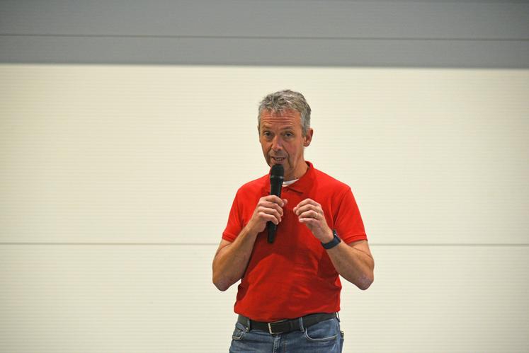 L'agri-youtubeur Thierry Agriculteur d'aujourd'hui était présent pour cette 3e journée Agri-business.