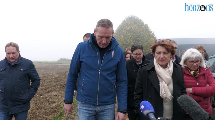 La ministre de l’Agriculture, Annie Genevard, en Essonne jeudi 31 octobre 2024.