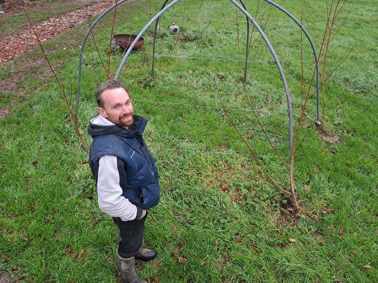 Cyril Blancart est producteur en gemmothérapie : il produit des macérats avec les bourgeons des plantes qu’il cultive sur son hectare de terrain.