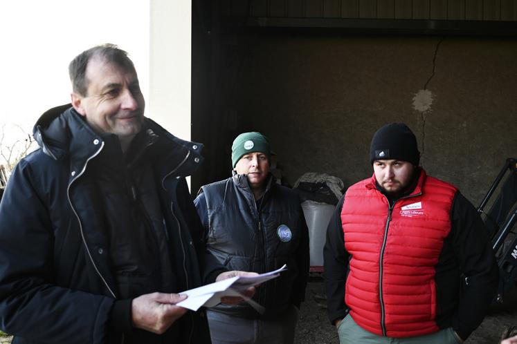 Jeudi 12 décembre, à Ouchamps. Arnaud Bessé, tête de liste JA-FNSEA 41 pour les élections Chambre, a présenté les membres de la liste « Tous ensemble, nous sommes l’agriculture » ainsi que ses projets.