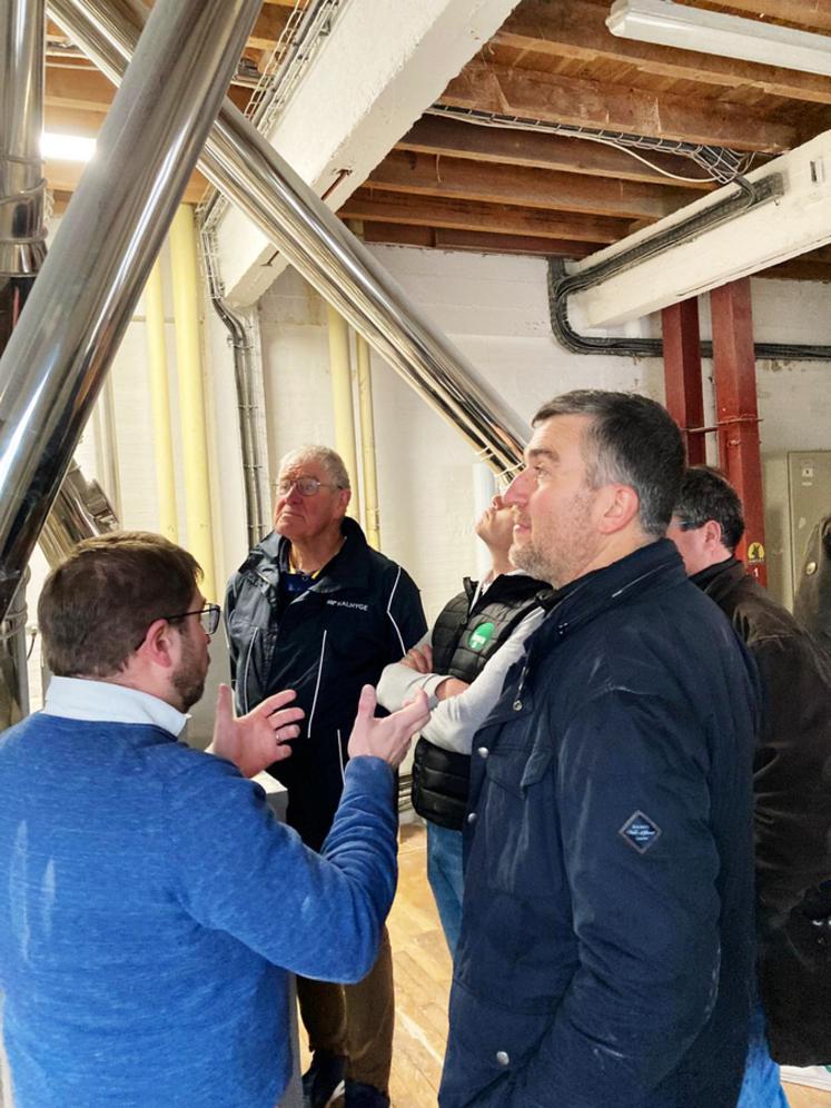 Mardi 17 décembre, à Poilly-lez-Gien. Après le conseil d'administration de la FNSEA 45, une visite du Moulin des Gaults était prévue.