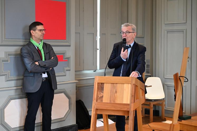 Le président de la Région, François Bonneau, a souligné la qualité des relations entre conseil régional et chambre régionale d'Agriculture. 