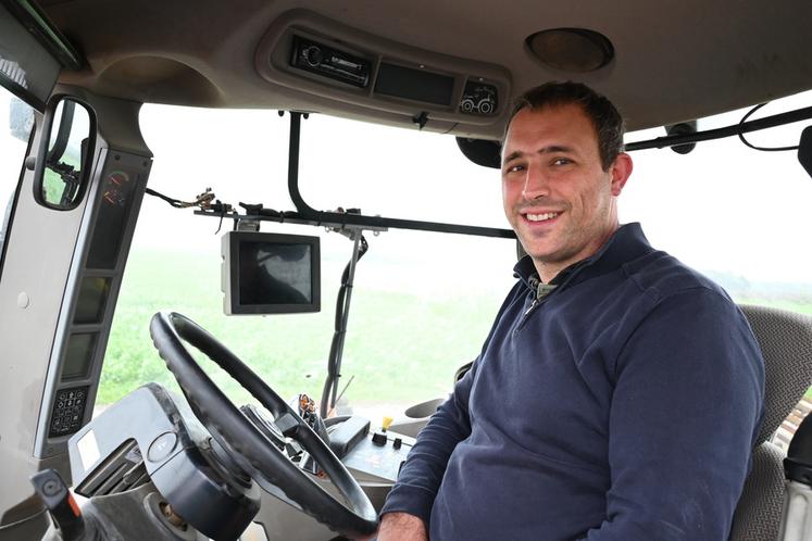 Olivier Hardouin est céréalier à Saint-Amand-Longpré et candidat sur la liste FNSEA-JA 41 « Tous ensemble, nous sommes l'agriculture ! ». 