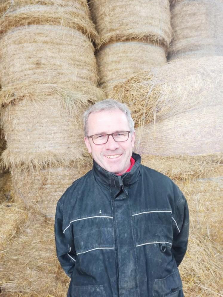 Nicolas Beets, éleveur dans l'est du Loiret.  