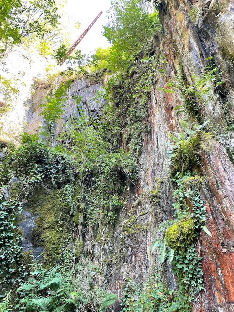 Les Pans de Travassac à Donzenac, en Corrèze.