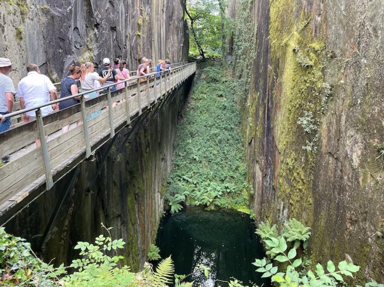 Les Pans de Travassac à Donzenac, en Corrèze.