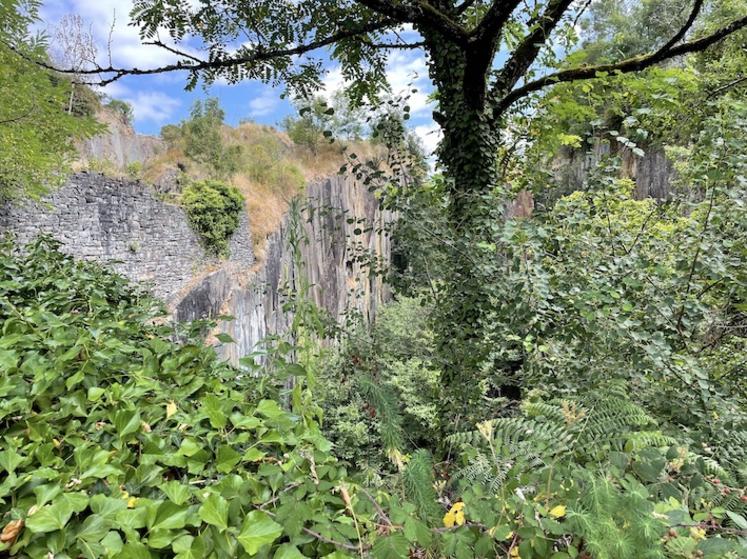 Visite des Pans de Travassac, en Corrèze.