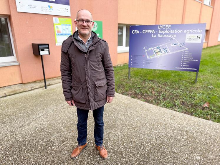 Le directeur du campus Natur'Alim, Jérôme Bertholon, a lancé un projet de rénovation de la halle agroalimentaire.