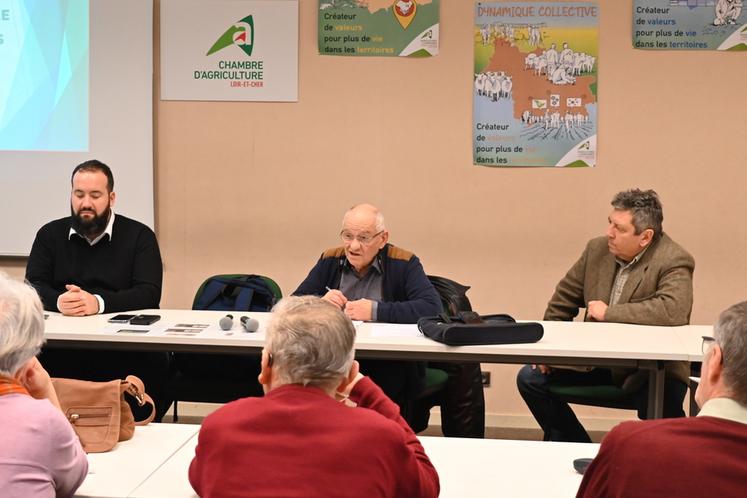 Mercredi 18 décembre, à Blois. Lucien Chevais, président de la section des bailleurs de baux ruraux de la FNSEA 41, a lancé la réunion à destination des propriétaires ruraux pour faire un point sur l'actualité réglementaire.