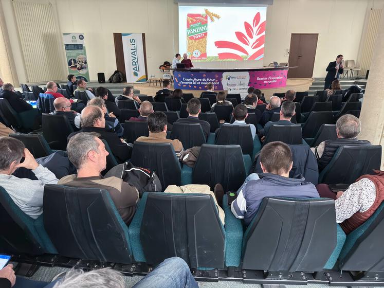 Lundi 3 février, à Châteaudun. La réunion technique blé dur d'Arvalis n'a pas fait l'impasse sur les difficultés de la filière.