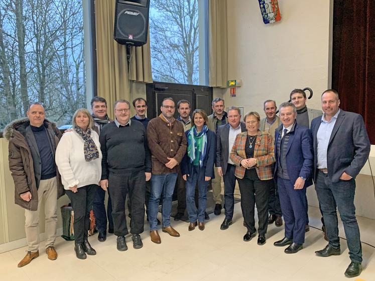 Les AG du syndicat du Pays de France, du syndicat du Vexin et de l’Union des syndicats du Val-d’Oise ont eu lieu jeudi 16 janvier à Ennery (Val-d'Oise).