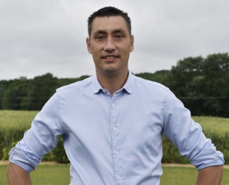 Samuel Vandaele a été élu président de la FRSEA Île-de-France.