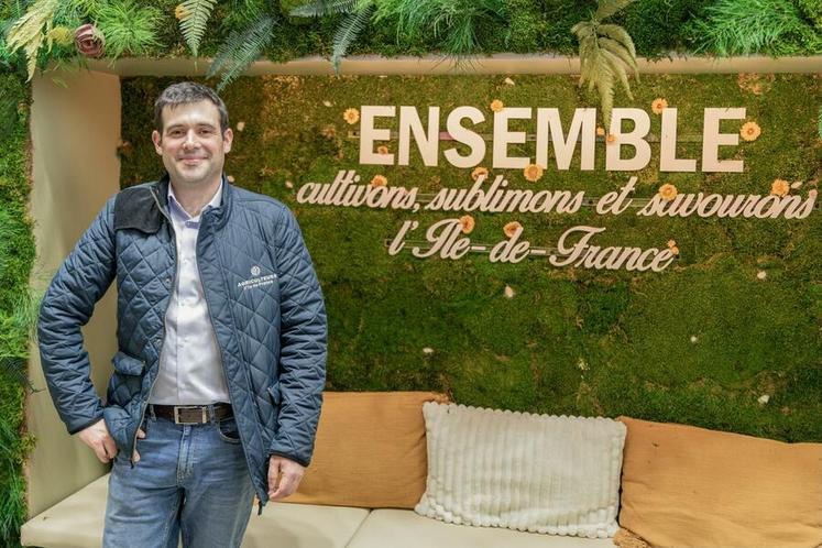 Clément Torpier est le nouveau président de l’association Agriculteurs d’Île-de-France.