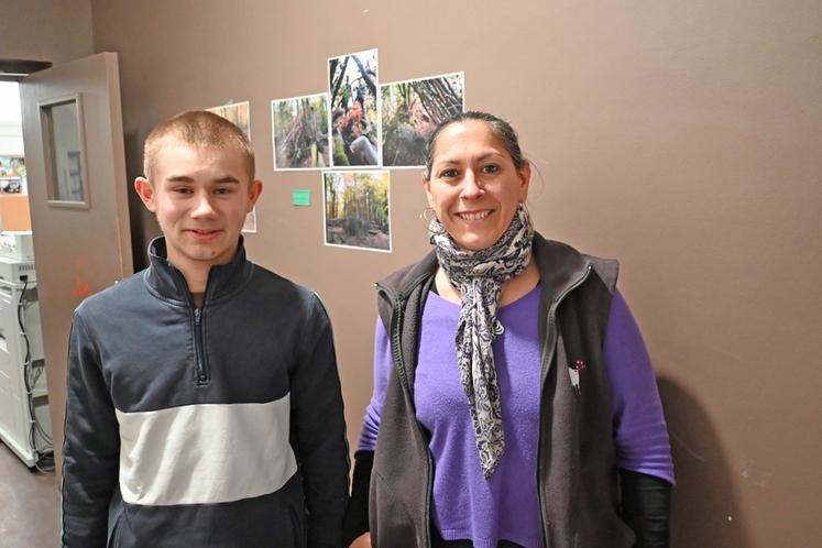 Maxime Bordier et sa responsable de formation, Céline Doerler, iront ensemble au Salon de l'agriculture à Paris pour la finale des Ovinpiades. 