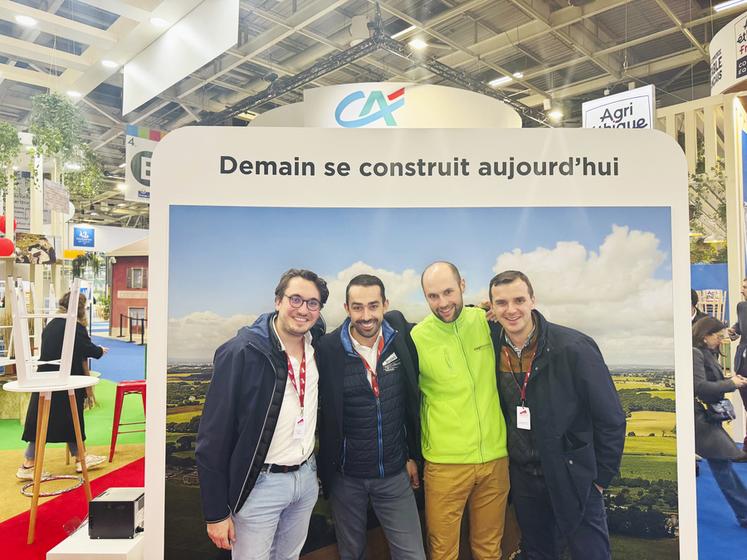 Basile Faucheux, adhérent JA Loiret et président d'Agridemain, était présent.