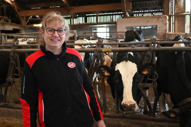 À Sainte-Anne (Loir-et-Cher), Sylvie Perron a changé de vie à 40 ans et a décidé de devenir agricultrice à plein temps au milieu des années 2000 aux côtés de son mari, Jean Perron.